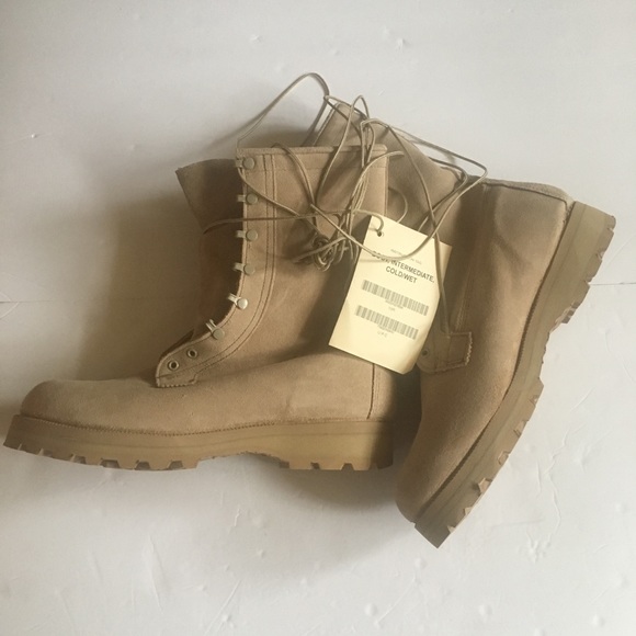 Wellco Vibram Tan Combat Boots Men Size 13R - Picture 8 of 8